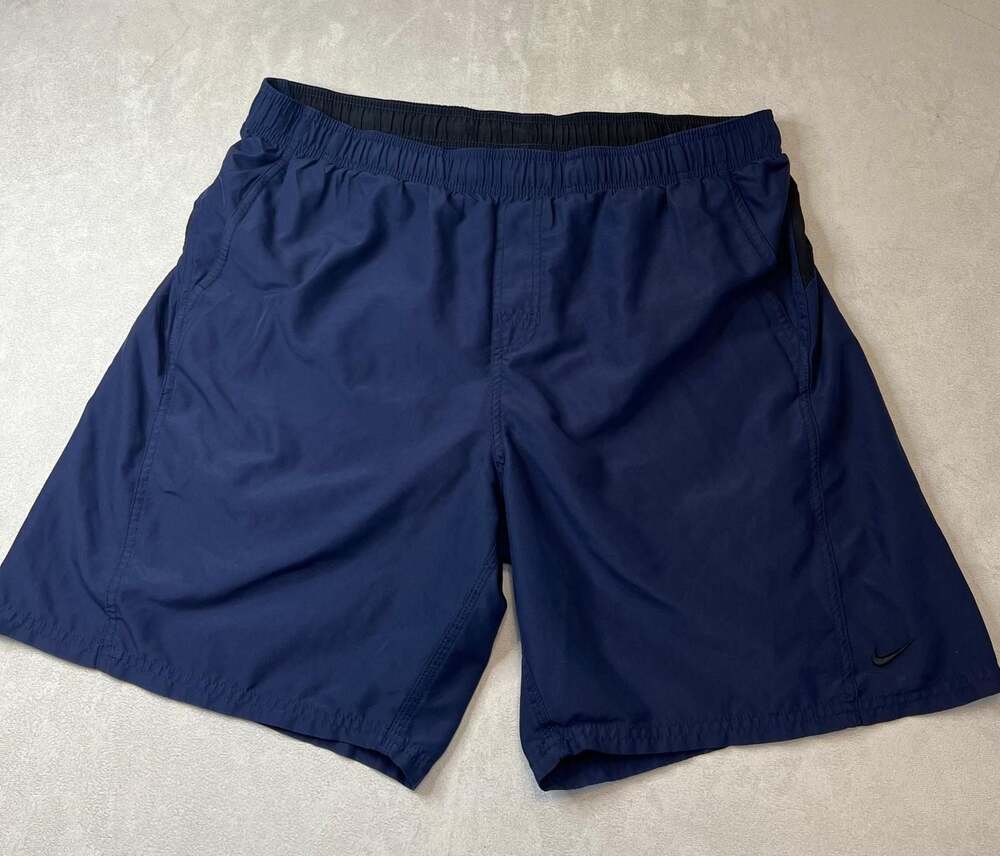 Nike Swim Men's XL Two-Tone Navy and Black Board Shorts